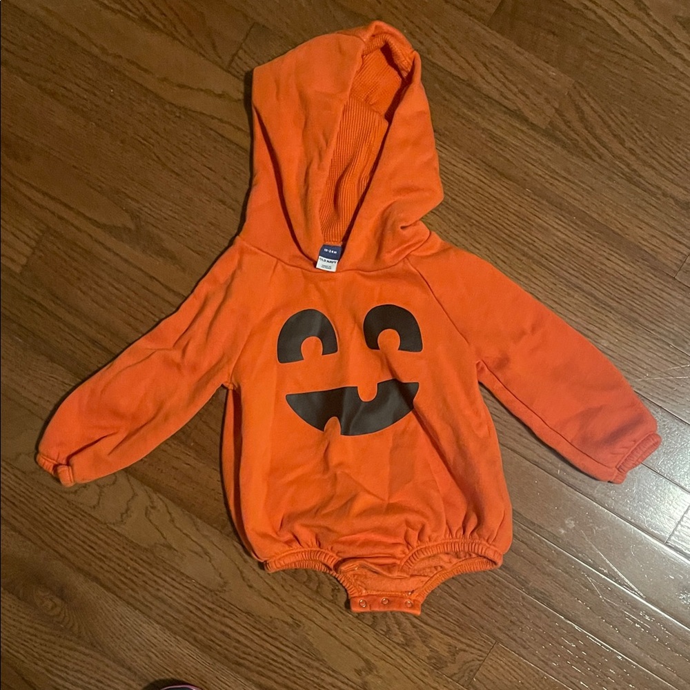 Orange Pumpkin Kids Costume😊 18-24 months